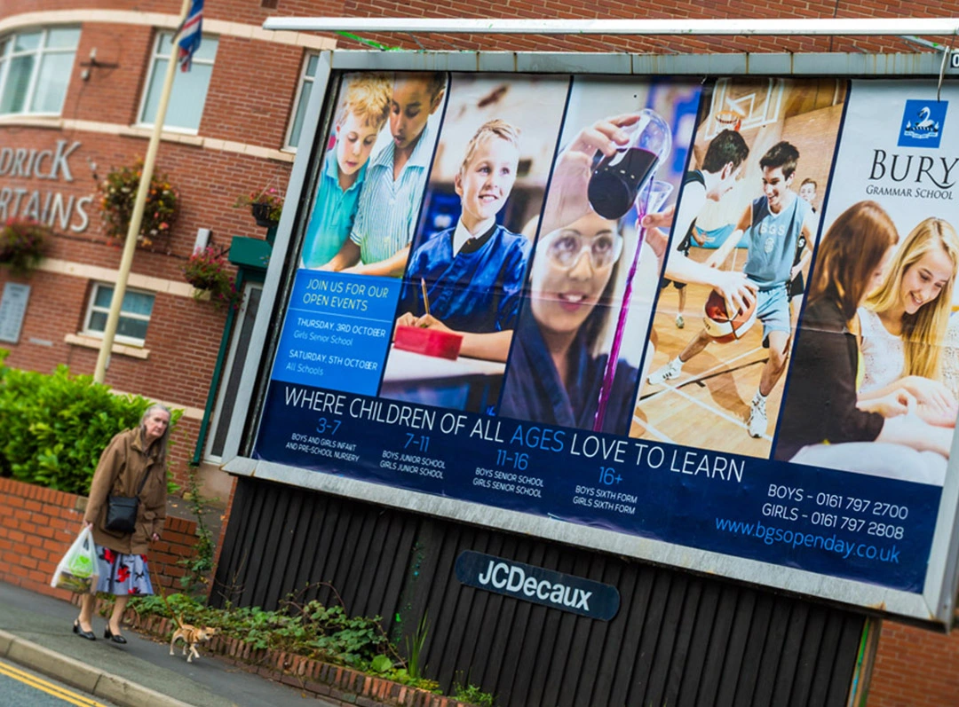 billboard printing and installation UK large format advertising